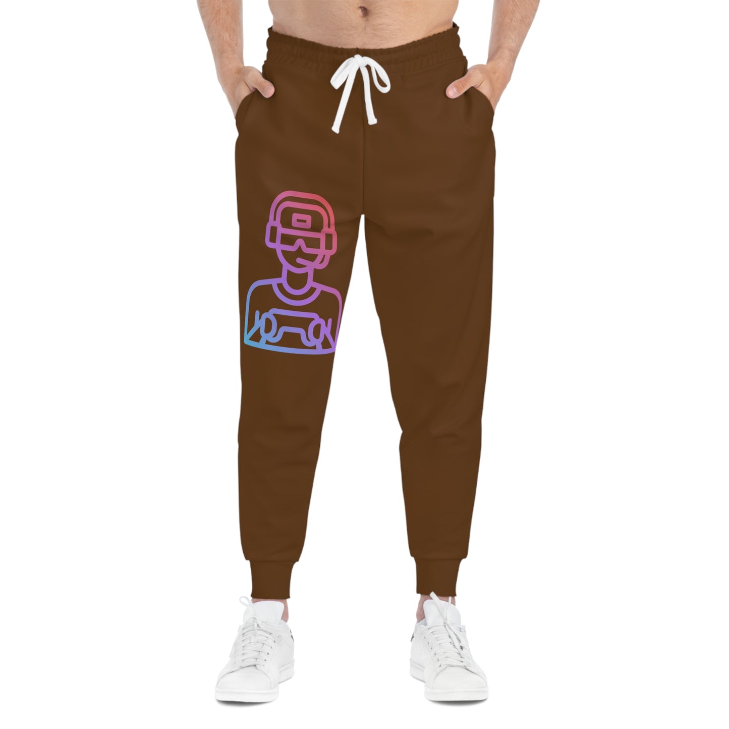 Athletic Joggers: Gaming Brown