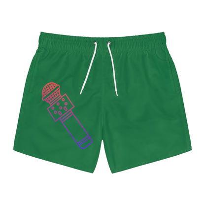 Swim Trunks: Music Dark Green