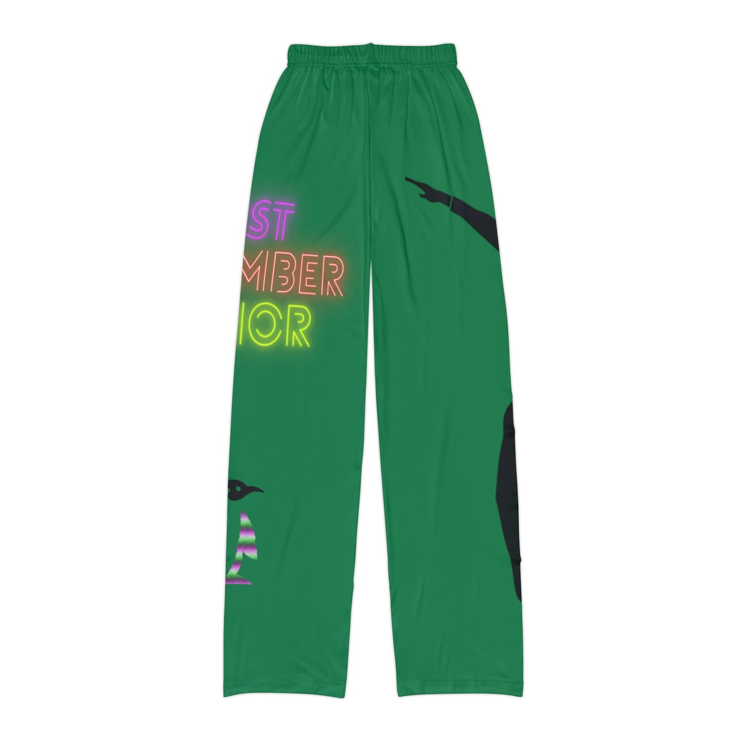 Kids Pajama Pants: Dance Dark Green