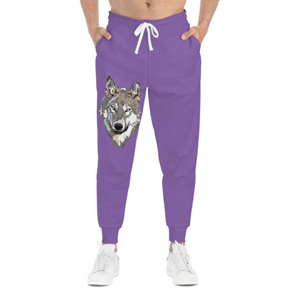 Athletic Joggers: Wolves Lite Purple