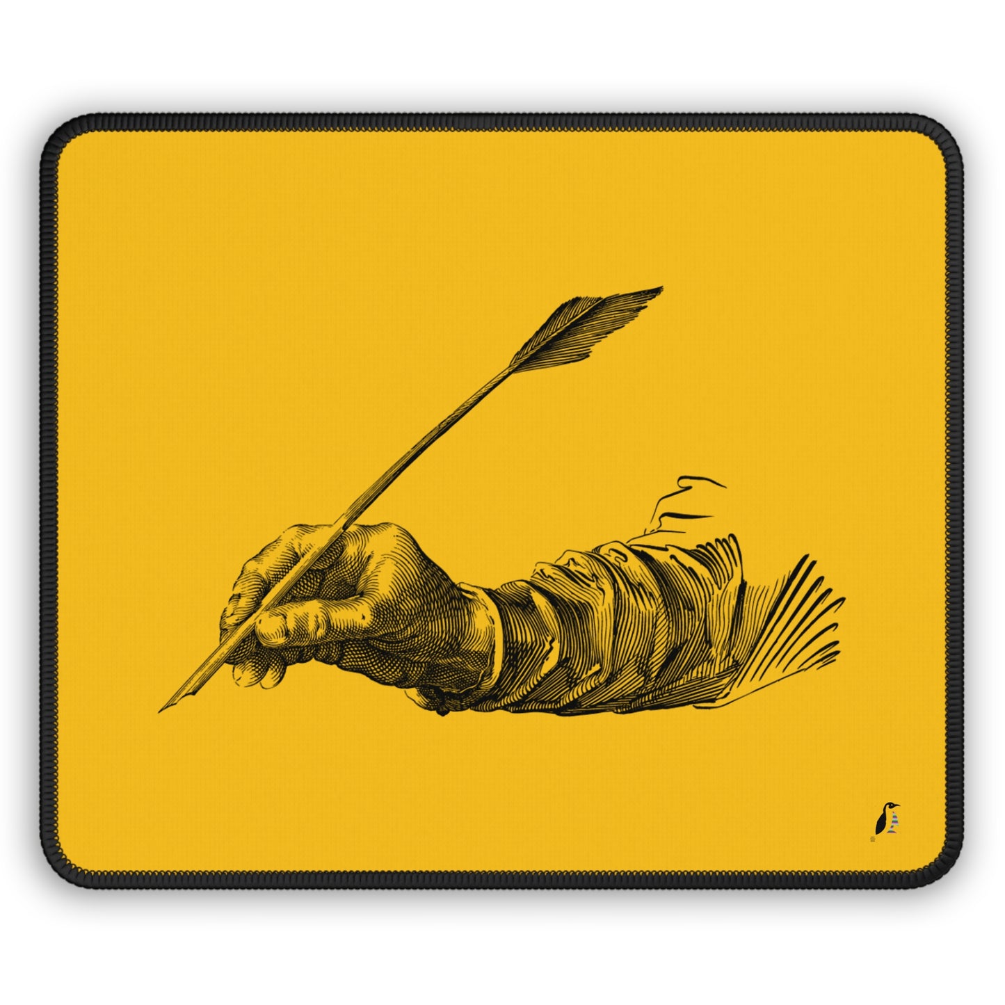 Gaming Mouse Pad: Writing Yellow