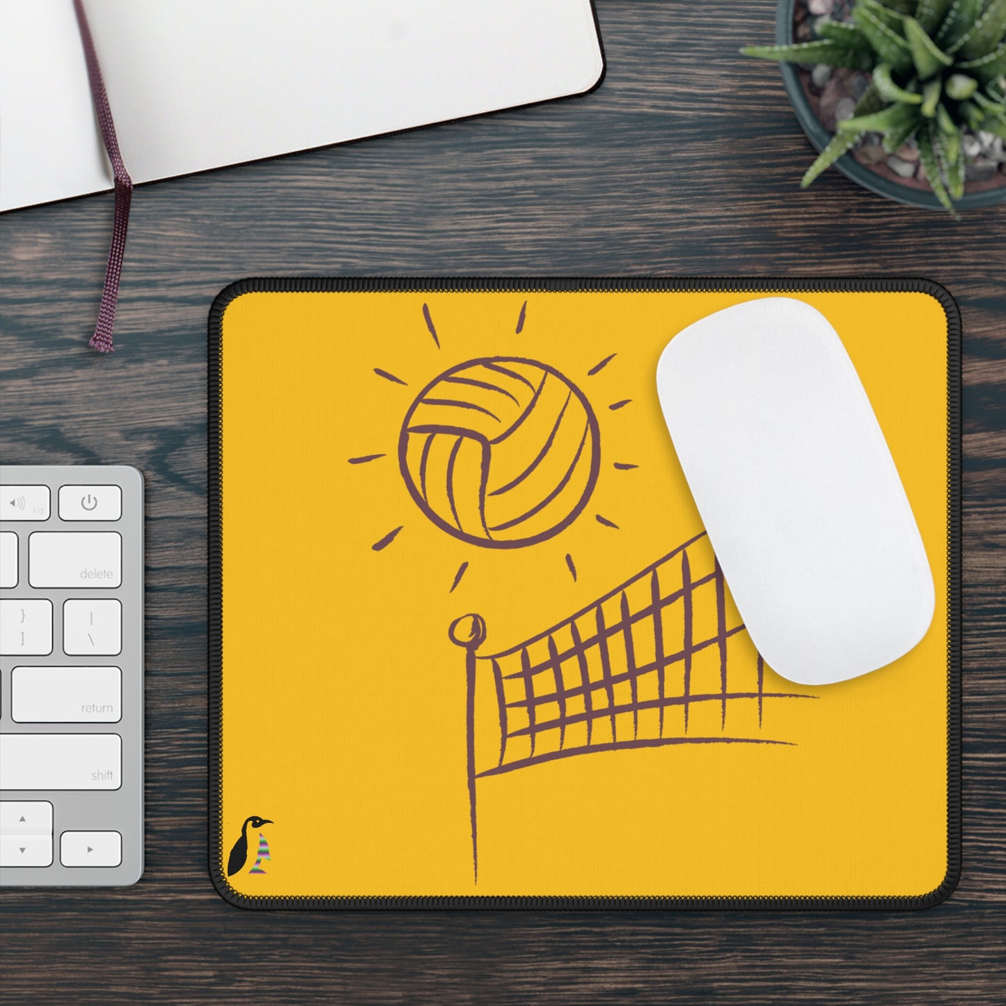 Gaming Mouse Pad: Volleyball Yellow