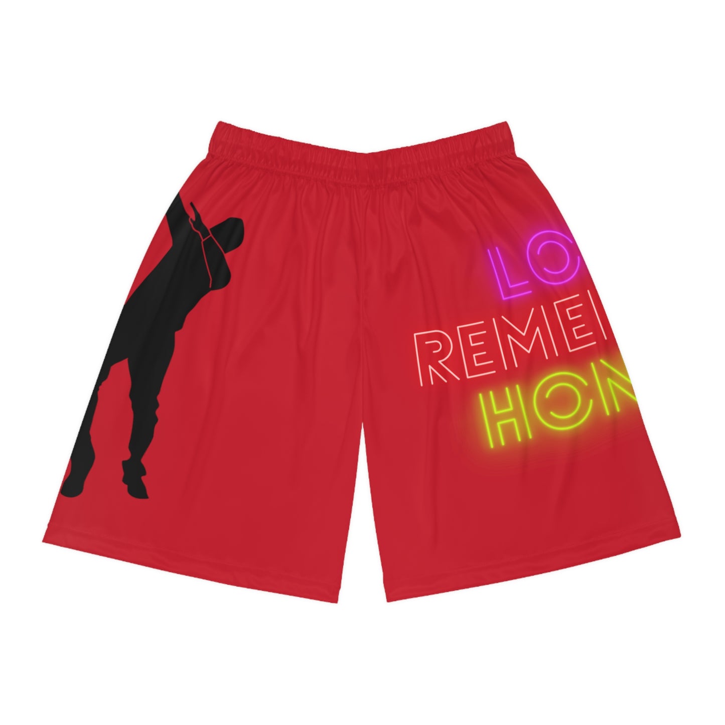 Basketball Shorts: Dance Dark Red