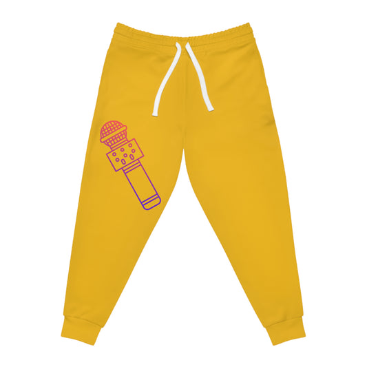 Athletic Joggers: Music Yellow