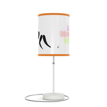 Lamp on a Stand, US|CA plug: Wrestling White