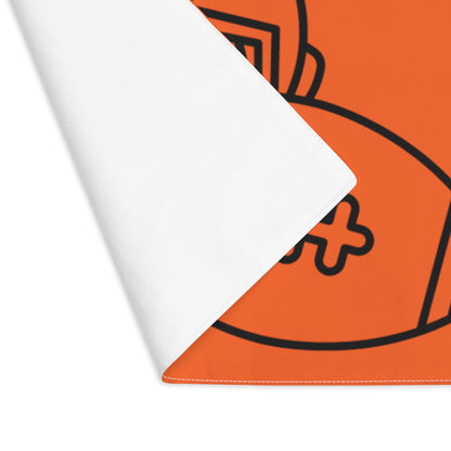 Placemat, 1pc: Football Orange