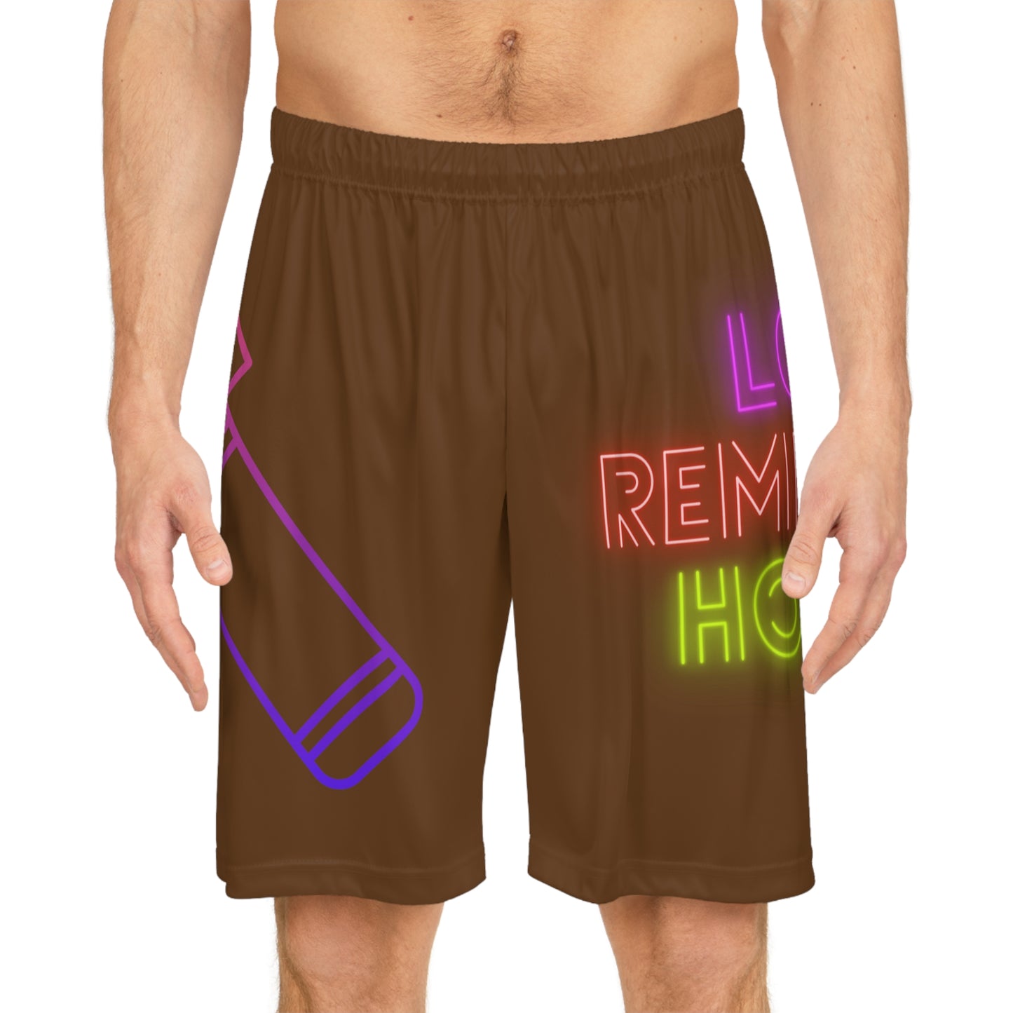 Basketball Shorts: Music Brown