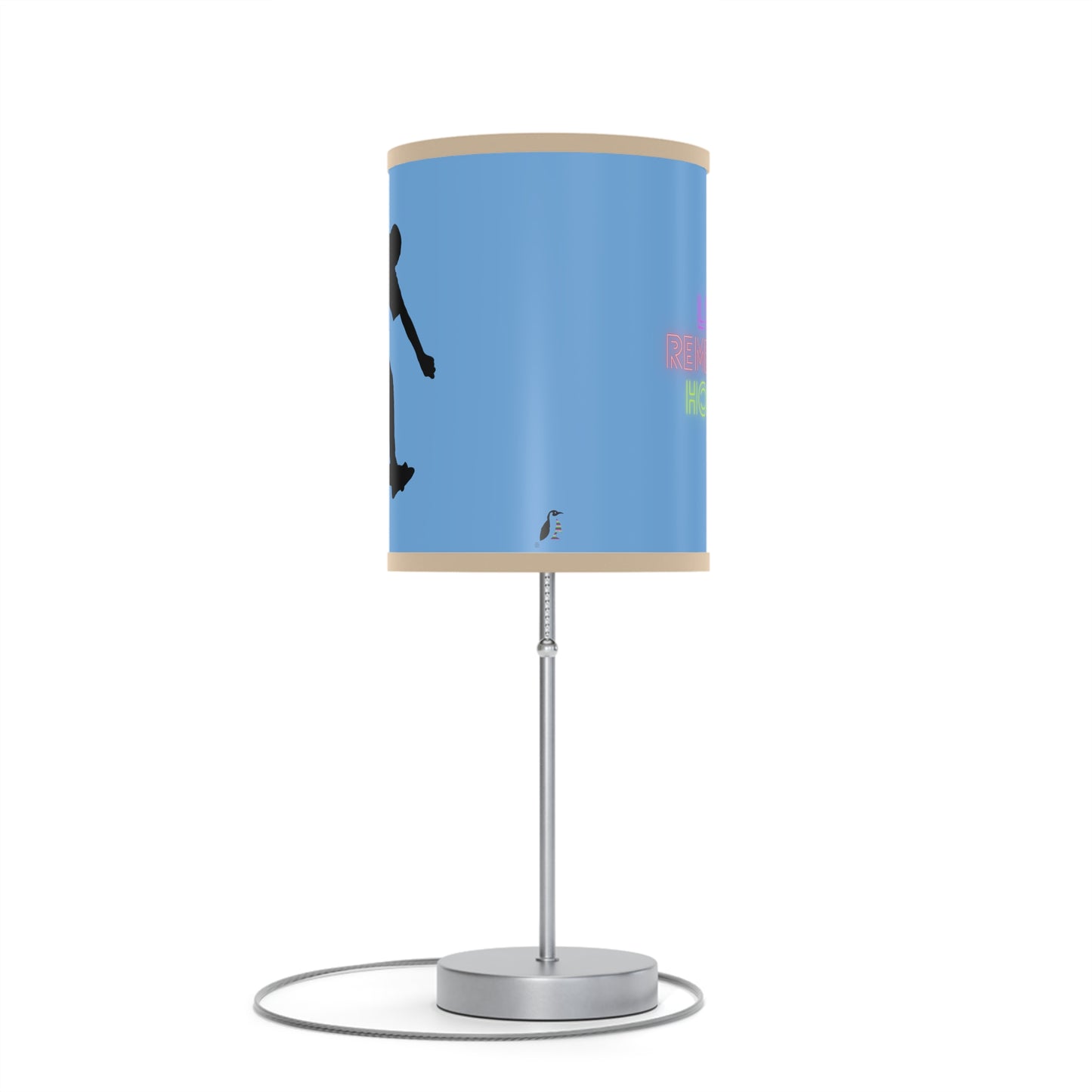 Lamp on a Stand, US|CA plug: Skateboarding Lite Blue