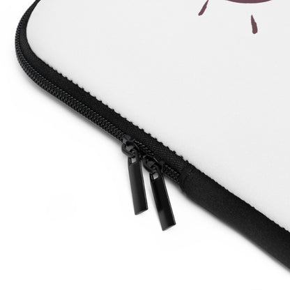 Laptop Sleeve: Volleyball White