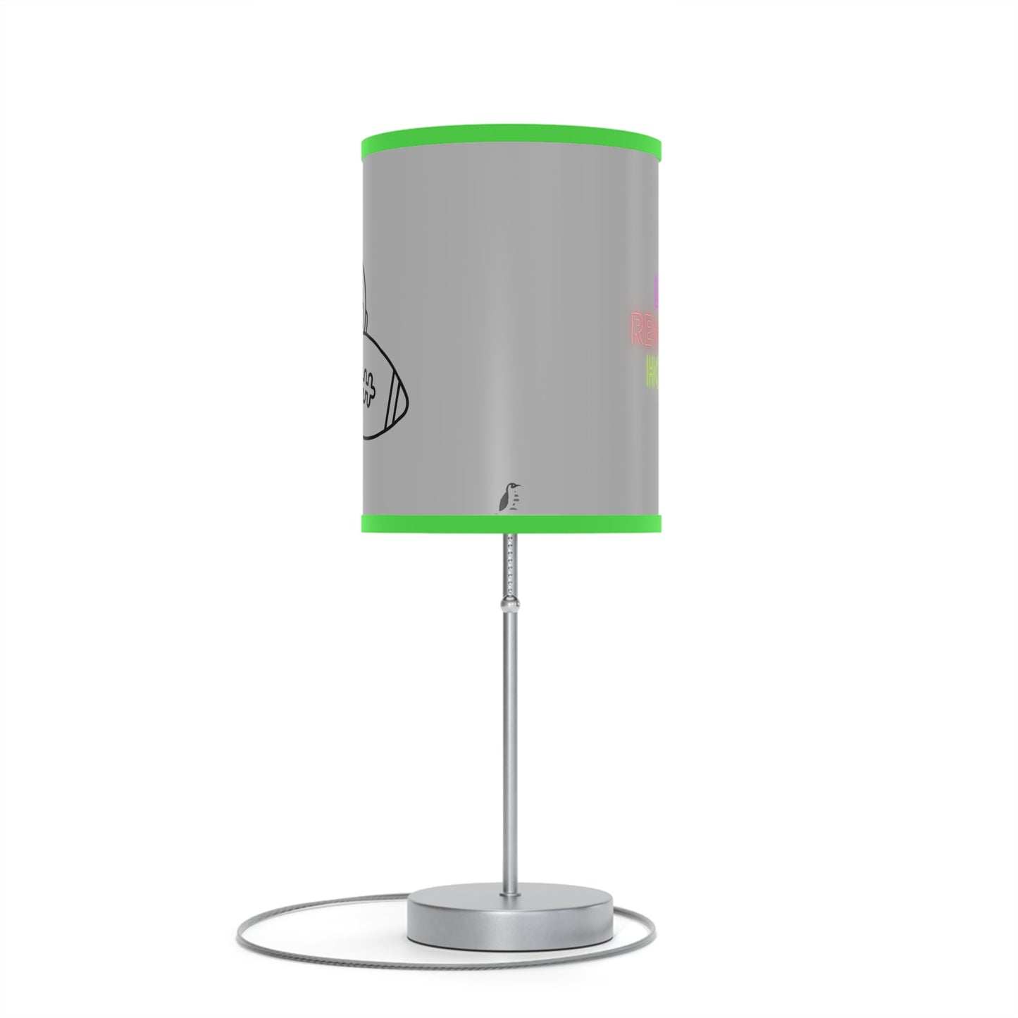 Lamp on a Stand, US|CA plug: Football Lite Grey