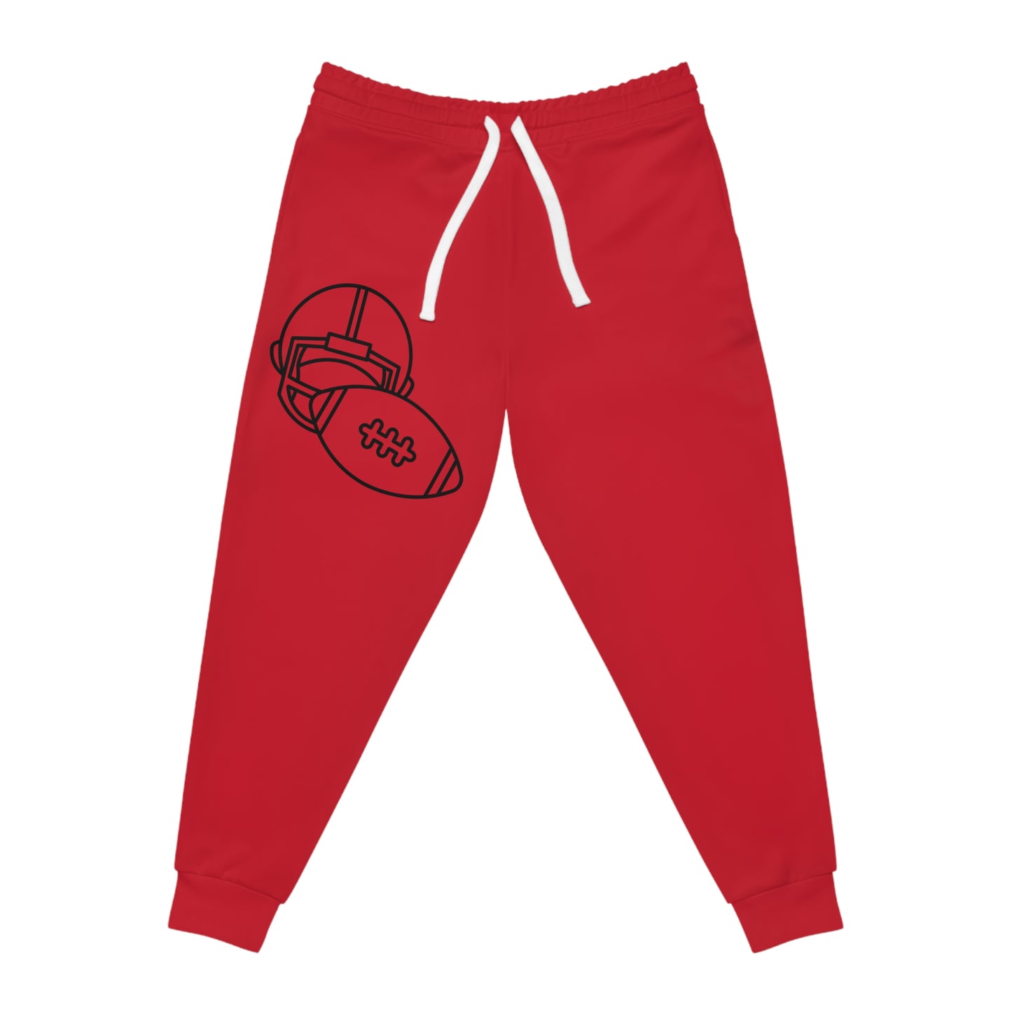 Athletic Joggers: Football Dark Red