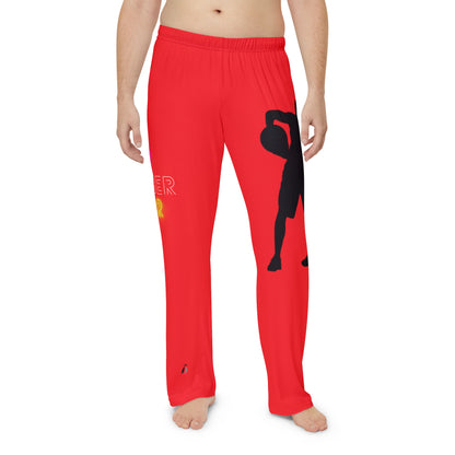 Panlalaking Pajama Pants: Basketball Red