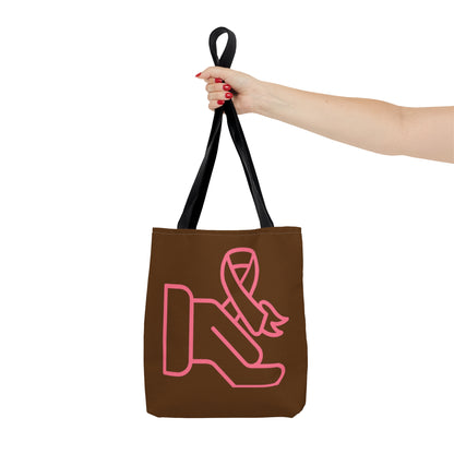 Tote Bag: Fight Cancer Brown