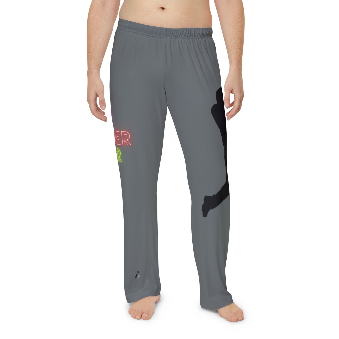 Men's Pajama Pants: Baseball Dark Grey