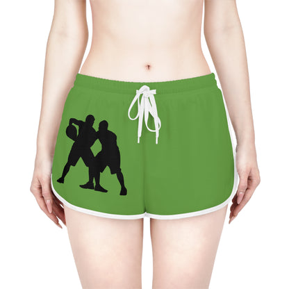 Women's Relaxed Shorts: Basketball Green