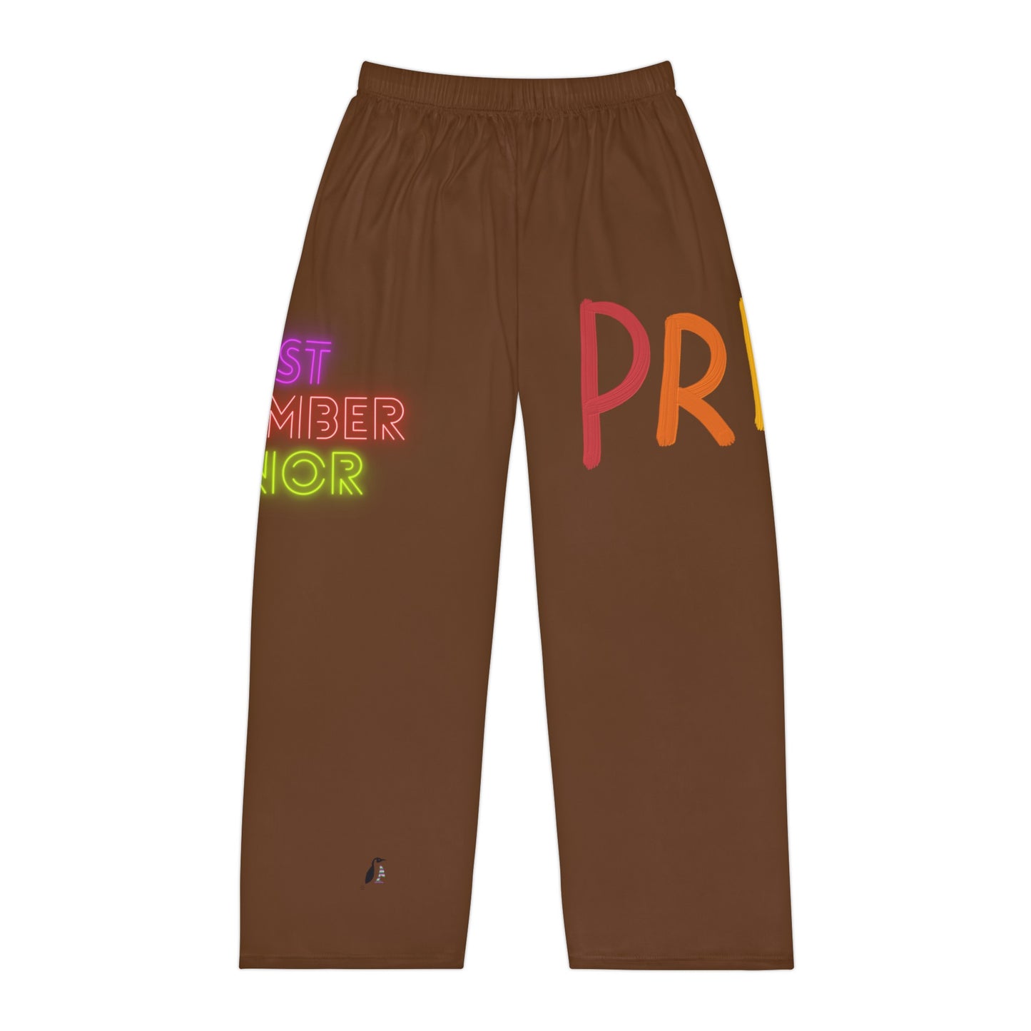 Men's Pajama Pants: LGBTQ Pride Brown