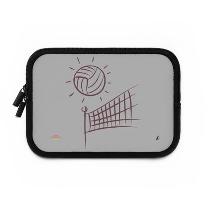 Laptop Sleeve: Volleyball Lite Grey