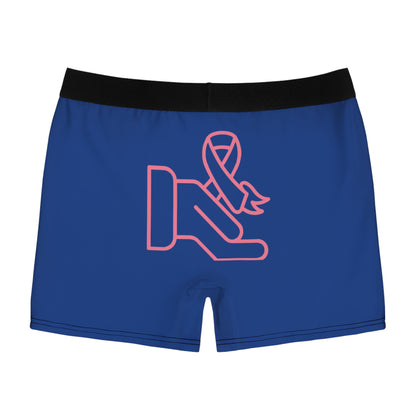 Men's Boxer Briefs: Fight Cancer Dark Blue