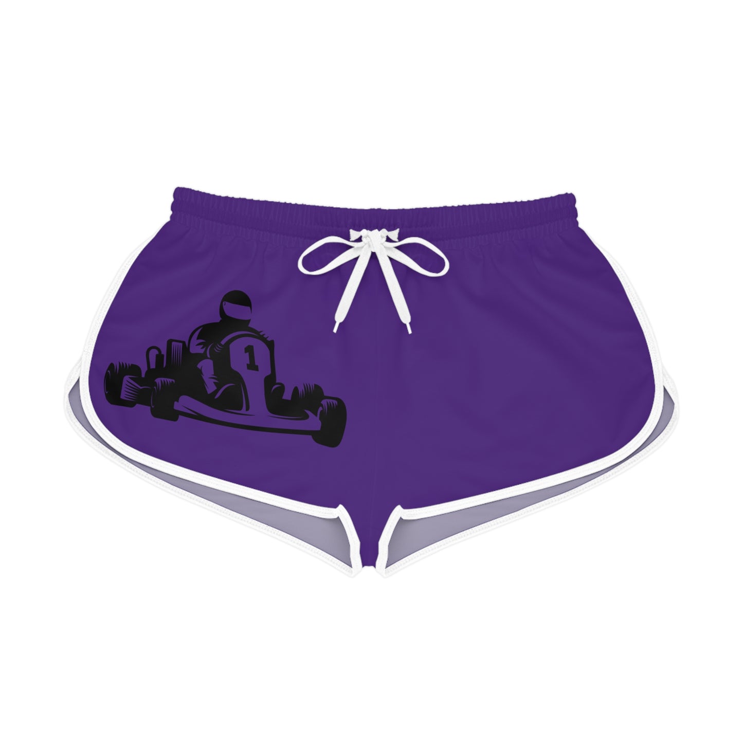 Women's Relaxed Shorts: Racing Purple