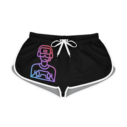 Women's Relaxed Shorts: Gaming Black