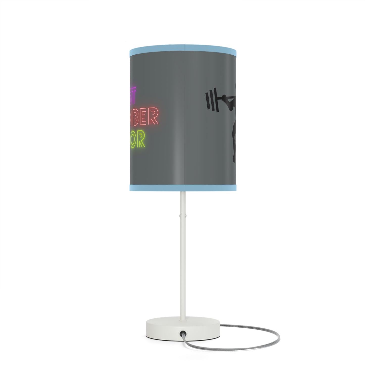 Lamp on a Stand, US|CA plug: Weightlifting Dark Grey