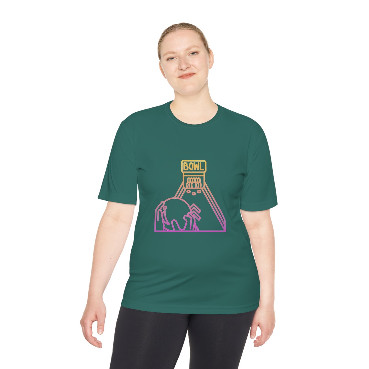 Moisture Wicking Tee: Bowling #2