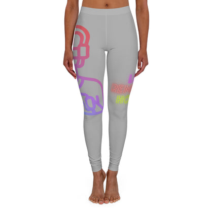 Women's Spandex Leggings: Gaming Lite Grey