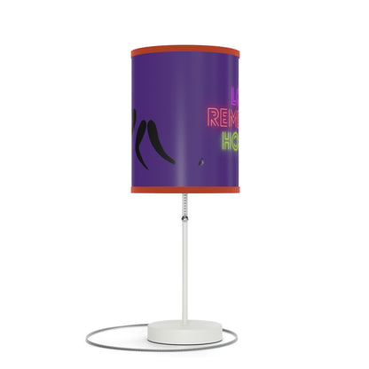 Lamp on a Stand, US|CA plug: Wrestling Purple