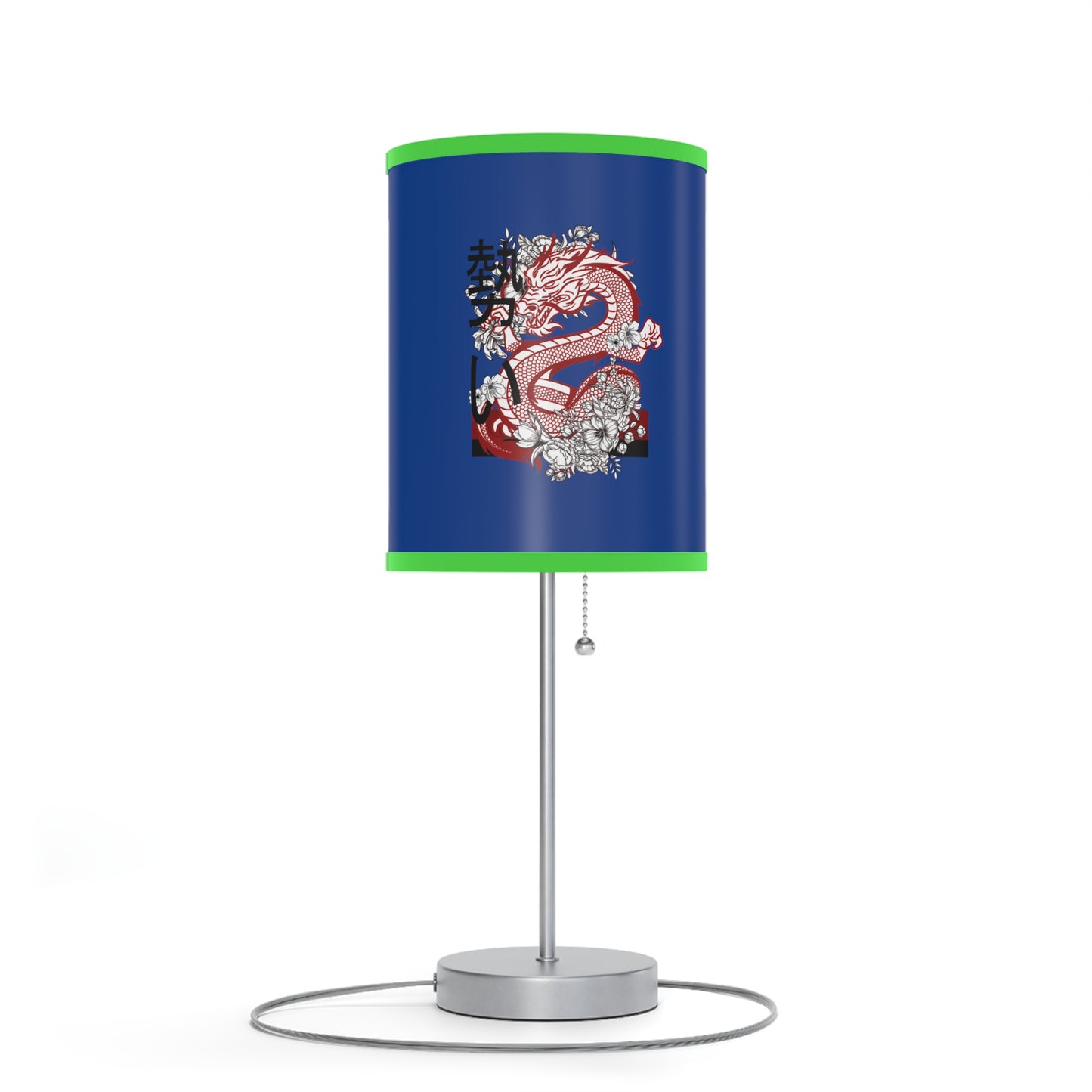 Lamp on a Stand, US|CA plug: Dragons Dark Blue 