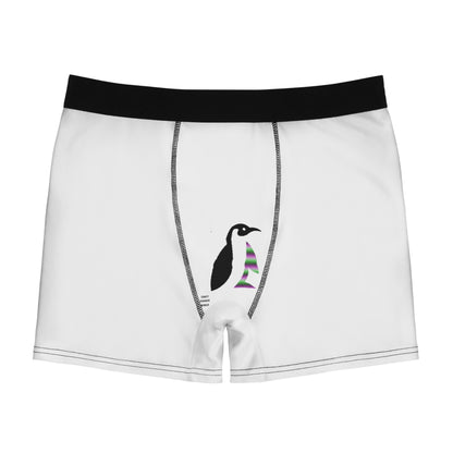 Men's Boxer Briefs: Baseball White