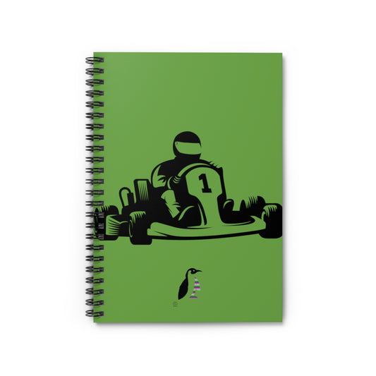 Spiral Notebook - Ruled Line: Racing Green