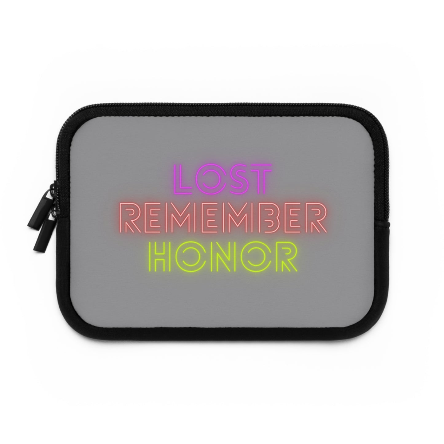 Laptop Sleeve: Lost Remember Honor Grey