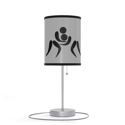 Lamp on a Stand, US|CA plug: Wrestling Lite Grey