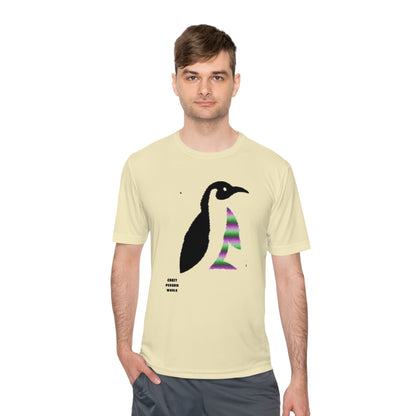 Moisture Wicking Tee: Crazy Penguin World Logo #2