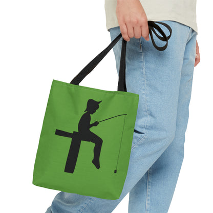 Tote Bag: Fishing Green