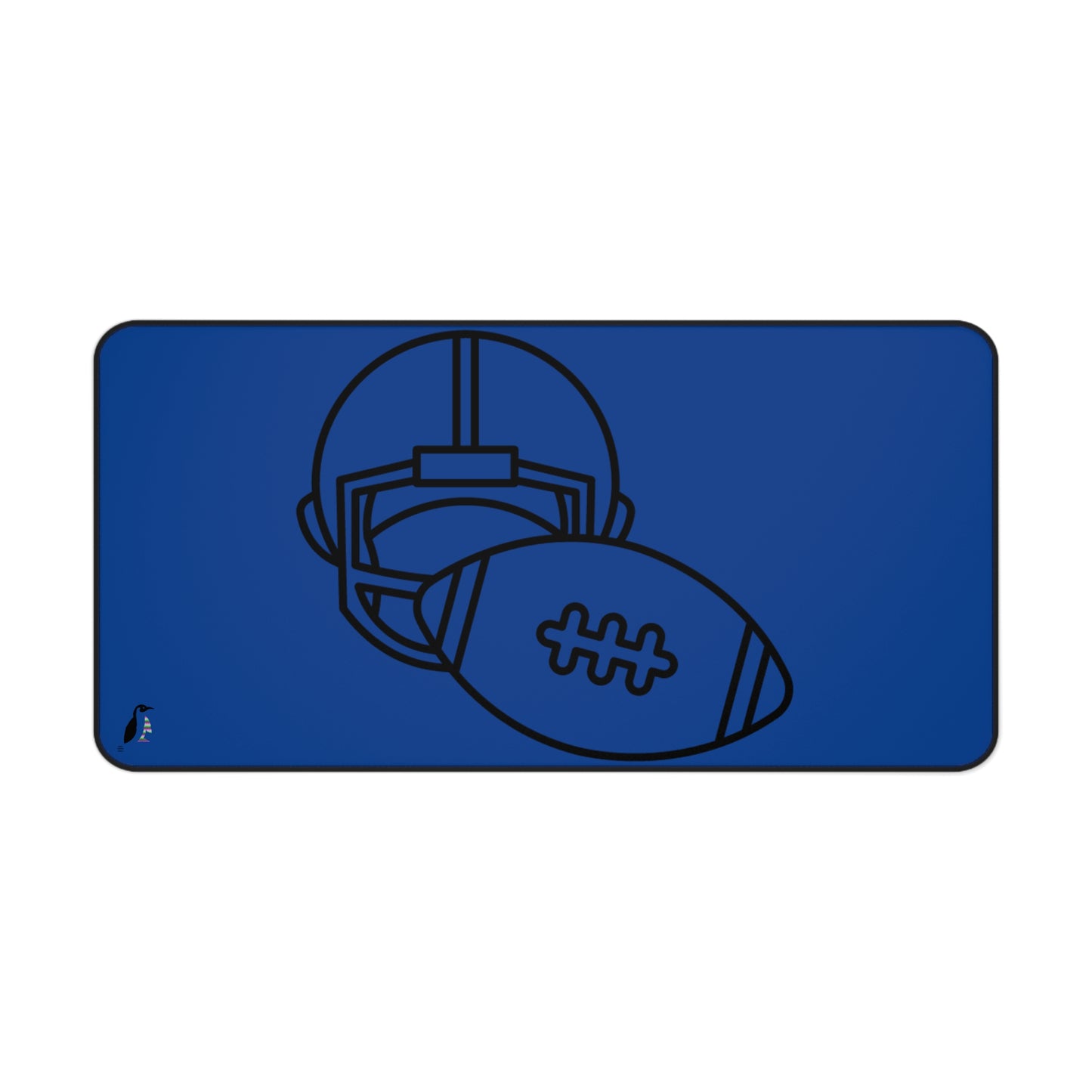 Desk Mat: Football Dark Blue