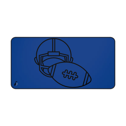 Desk Mat: Football Dark Blue