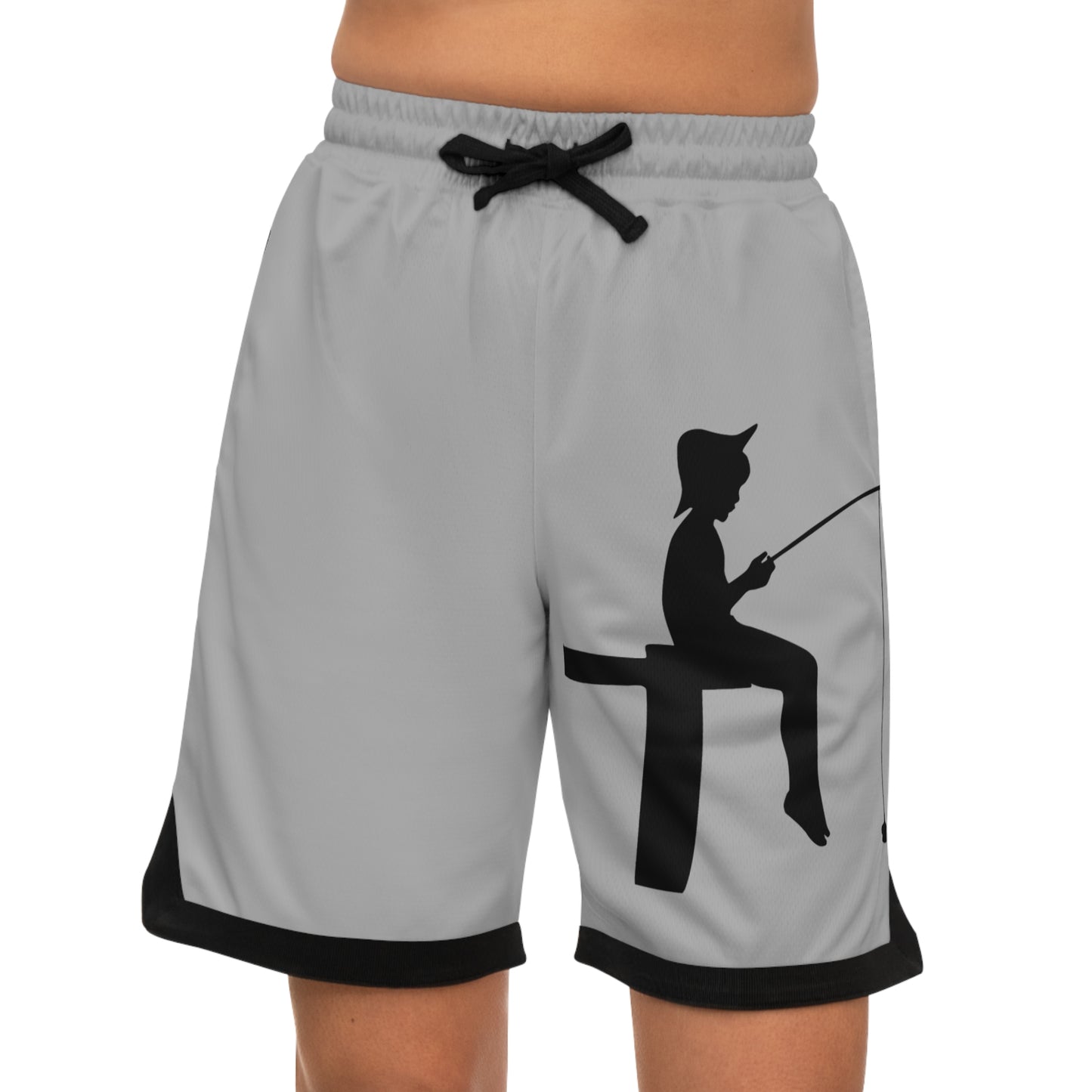 Basketball Rib Shorts: Fishing Lite Grey