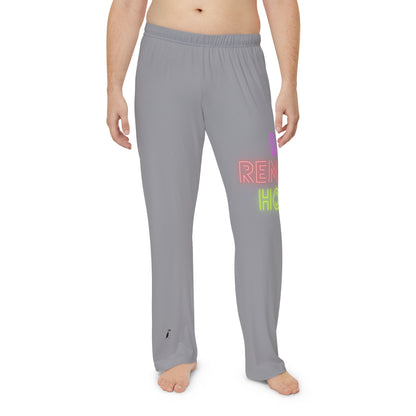 Men's Pajama Pants: Lost Remember Honor Grey