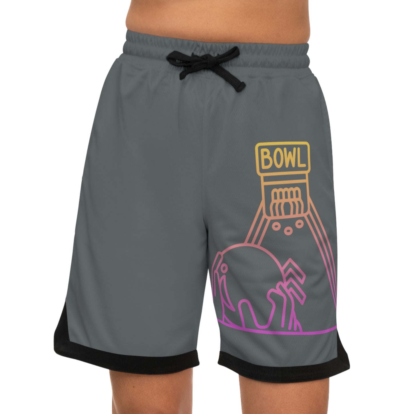 Basketball Rib Shorts: Bowling Dark Grey