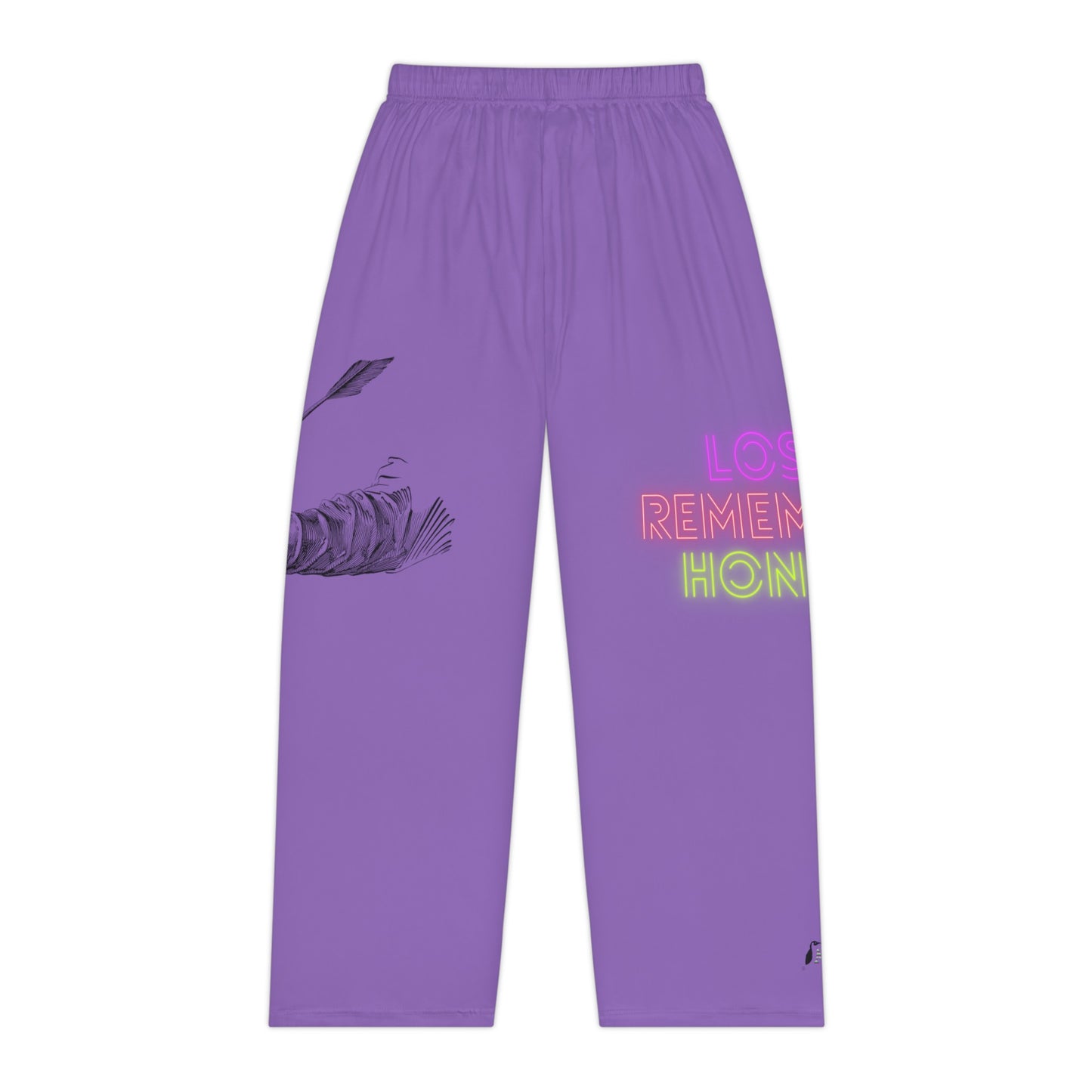 Pambabaeng Pajama Pants: Writing Lite Purple 