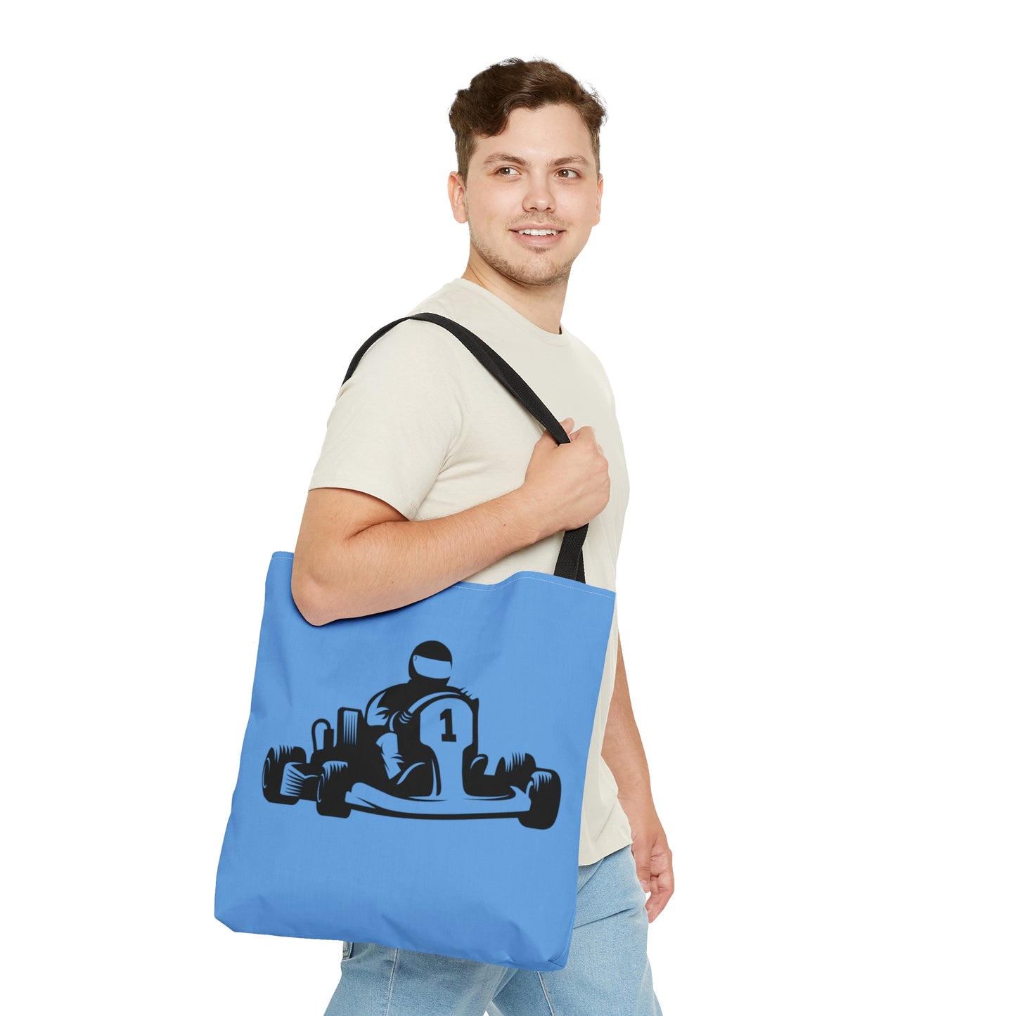 Tote Bag: Racing Lite Blue