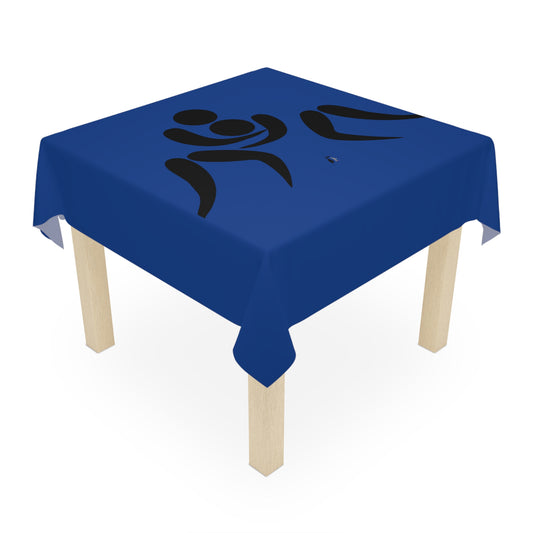 Tablecloth: Wrestling Dark Blue