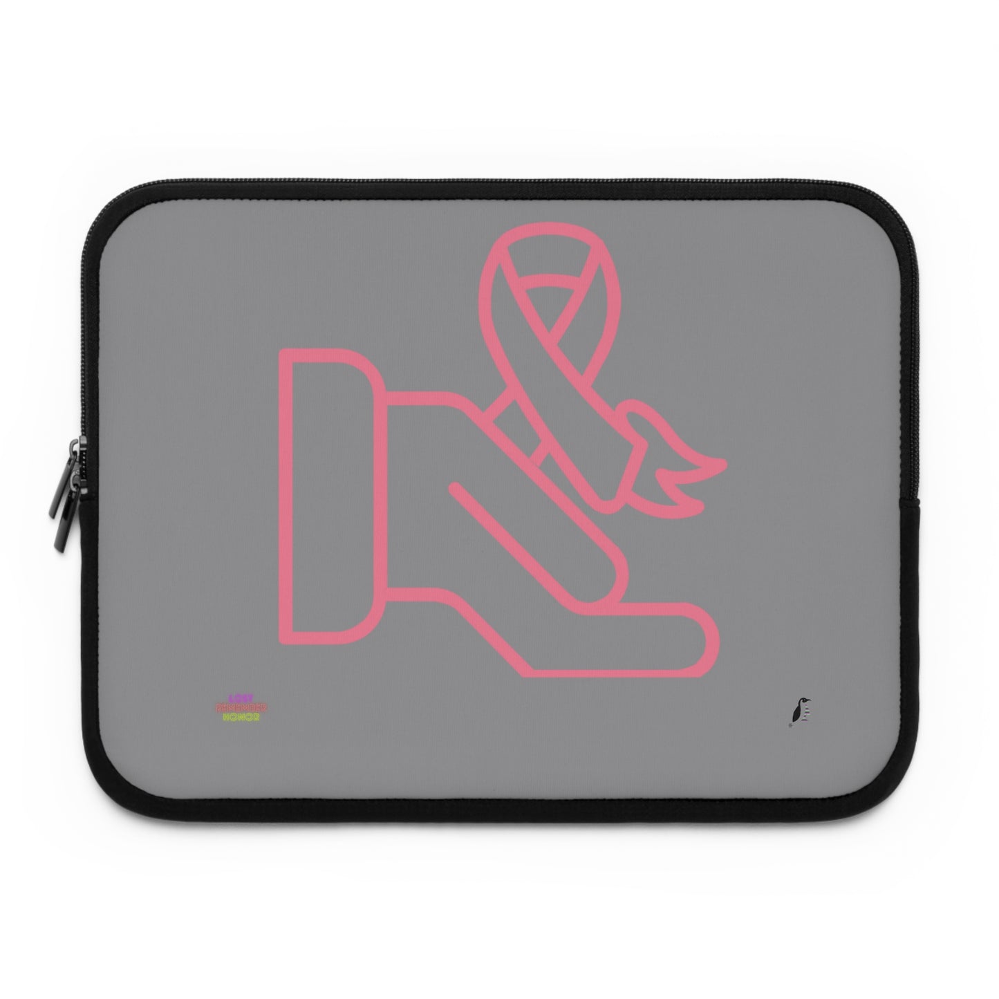 Laptop Sleeve: Fight Cancer Grey