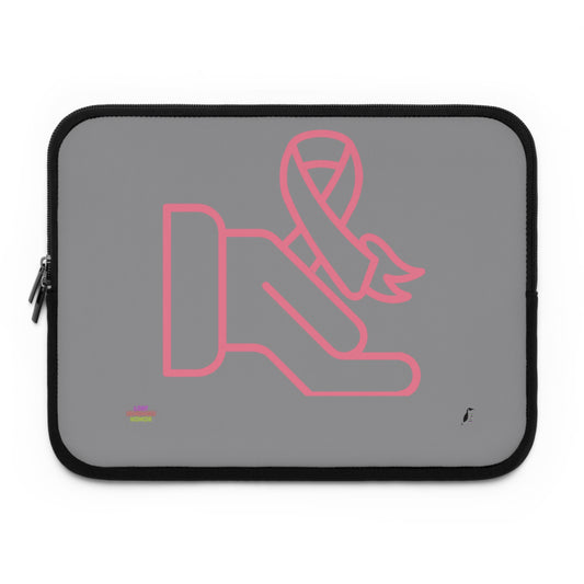 Laptop Sleeve: Fight Cancer Grey