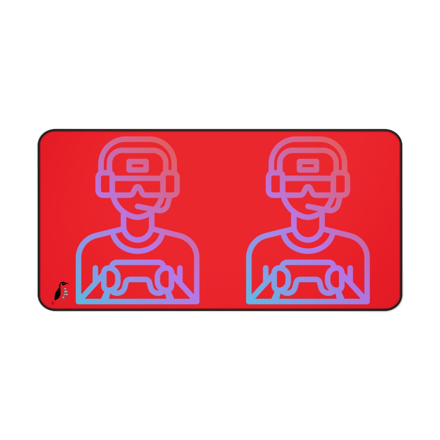 Desk Mat: Gaming Red