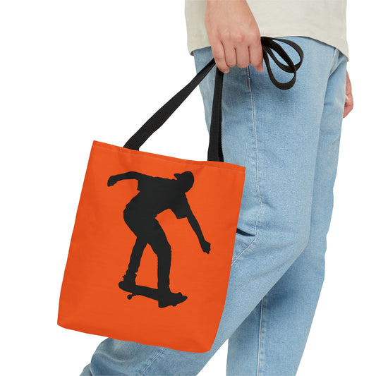 Tote Bag: Skateboarding Orange