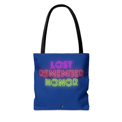 Tote Bag: Weightlifting Dark Blue