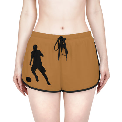 Women's Relaxed Shorts: Soccer Lite Brown