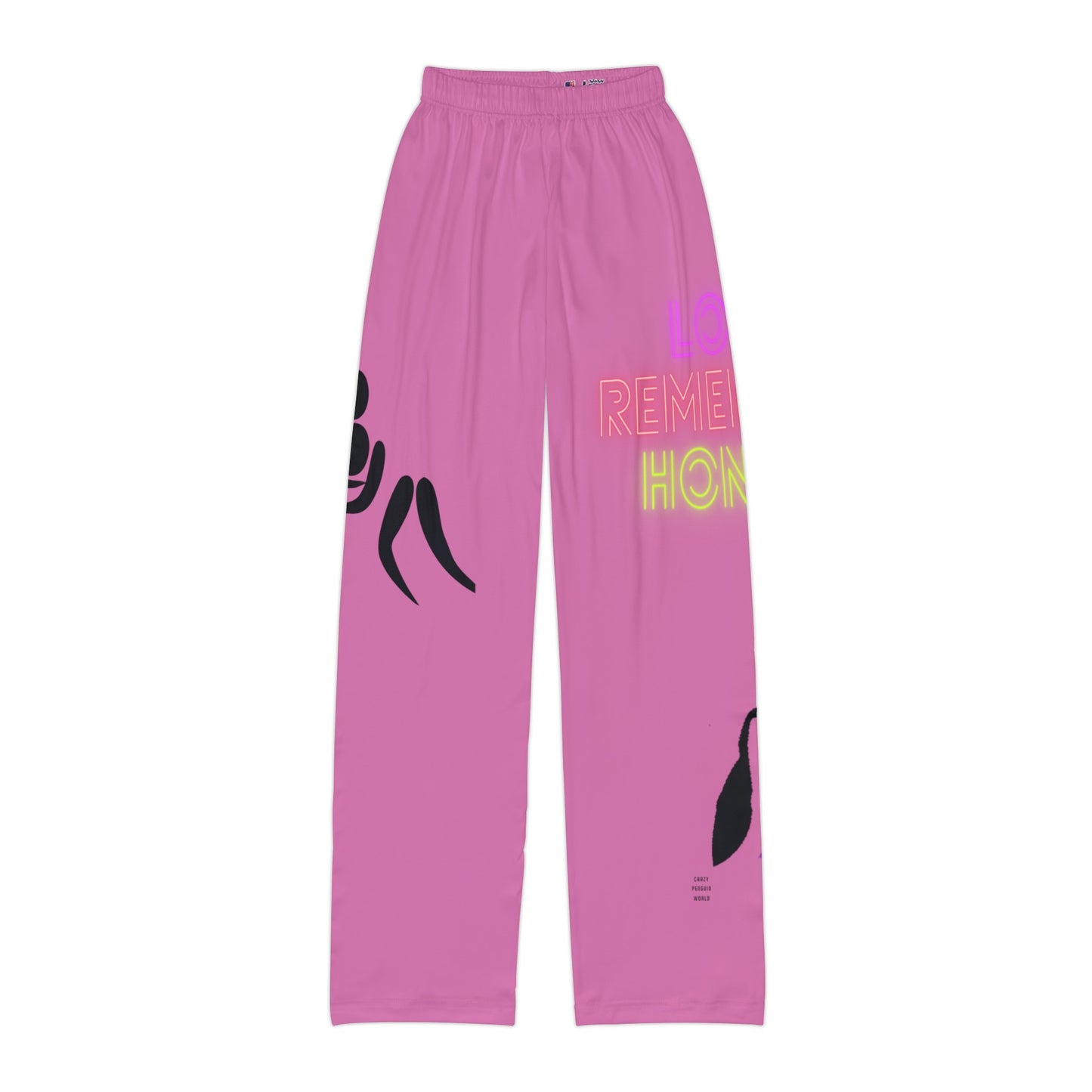 Kids Pajama Pants: Wrestling Lite Pink